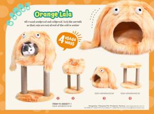 Trendleri parlak renkler komik aptal canavar 4 kullanım yolları sıcak kedi mağara yatak doğal Sisal kedi çizik ağacı kulesi - Product Image 6