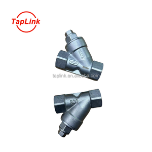 Y-Typ Gewinde SS304/SS316 Edelstahl Handbuch PN16 Rückschlag ventile Buchse Wasser Metall Sieb ventil Normale Temperatur - Product Image 2