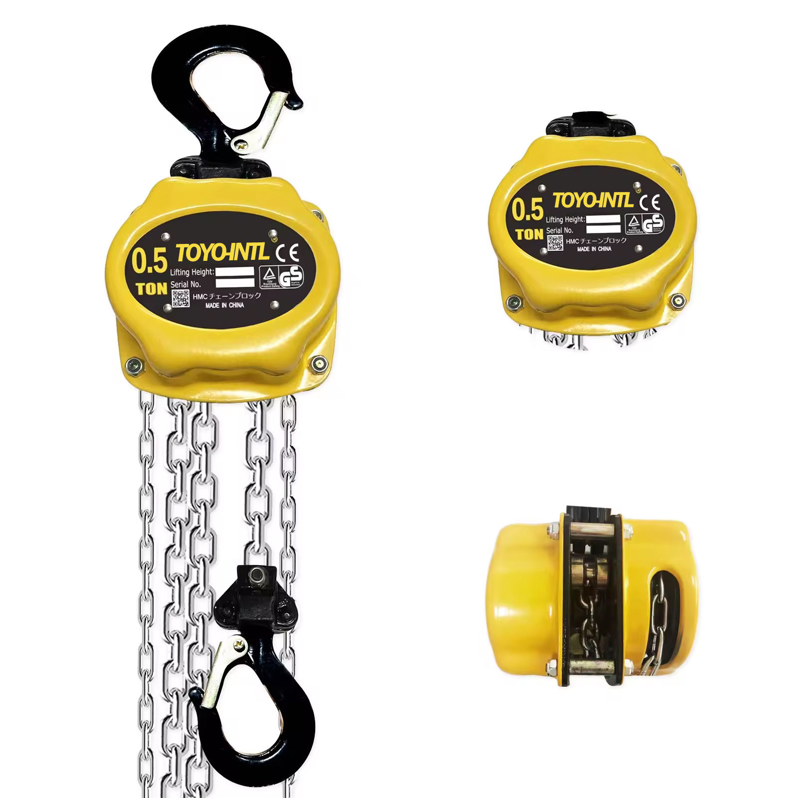 Attrezzatura Garage Officina FITHOIST Paranco A Catena 1/4 Tonnellata - 250 Kg, 3.5 M - Mini Paranco Con Ganci Per Garage, Magazzini, Auto Attrezzatura Sollevamento Pesi