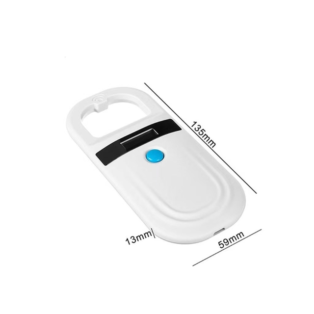 Factory Directly Supply USB Rechargeable 1.5 Year Warranty Animal Microchip Reader for Cat Bird Fish Pets
