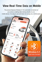 Outil de diagnostic automobile RideWise Mini V800, lecteur de codes OBD 2, détection profonde des défauts, diagnostic intelligent AI du moteur 12V pour toutes les voitures