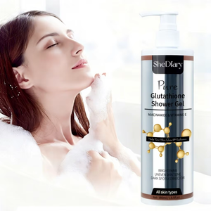 ครีมอาบน้ำบำรุงผิวขาว380มล. กลูตาไธโอนแบบคู่พร้อมไนอะซินาไมด์เจลอาบน้ำเพิ่มความสว่างฉลากส่วนตัว - Product Image 1