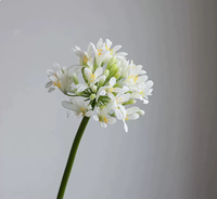 Fleurs d'amarilles en soie gaufrées réalistes, style moderne, haute qualité, écologiques, pour mariage et décoration intérieure, vente en gros