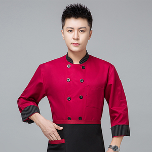 Uniforme de Chef de Manga Corta para Hombre, Uniforme de Verano para Hotel, Restaurante, Cocina Occidental, Ropa de Chef con Logotipo Personalizado - Product Image 3