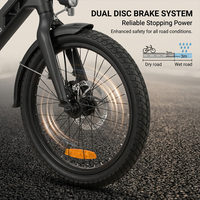 Vélo électrique pliable en alliage de magnésium, 20 pouces, 250W, assistance au pédalage, vélo électrique portable, homologué pour la route