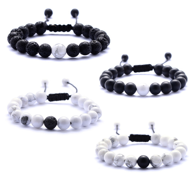 New Trend Engraved Cheap Long Distance Bond Touch Magnetique Couple Bracelet