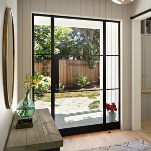 Steel <b>Frame</b> Glass Door - Modern Hinged Interior/Exterior - Product Image 2