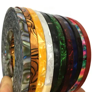 Wholesale Celluloid Strips Purfling Edging Edge Trim Inlay Guitar Binding For Neck Body Luthier Multi Colors