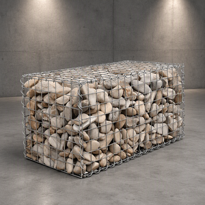 Boîte Gabion Soudée en Treillis Carré Galvanisé à Chaud <span class=keywords><strong>avec</strong></span> Lien Hélicoïdal pour Murs de Soutènement, Contrôle des Inondations, Utilisation en Jardin, Durable, Taille Personnalisée - Product Image 1