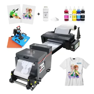 Gemodificeerde L1800 Printer 1 Wit 4 Kleuren Inkt A3 Huisdier Film Printer T-shirt Drukmachines Offset Dtf Inkt Printers