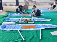 Bateau à pédales gonflable populaire pour une, deux ou trois personnes, vélo aquatique avec matériau PVC à double paroi, en vente