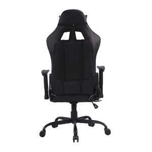 Sofá ligero con logotipo personalizado para jugadores, <span class=keywords><strong>silla</strong></span> de juegos con reposapiés <span class=keywords><strong>y</strong></span> Monitor de carreras, color negro <span class=keywords><strong>y</strong></span> <span class=keywords><strong>rosa</strong></span>, muestra gratis - Product Image 5
