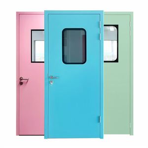 Última Novedad: Puerta Batiente Doble para Montacargas, Puerta de Tráfico para Taller con Protección Contra Impactos y Refuerzos, Acabado en Acero Inoxidable - Product Image 4