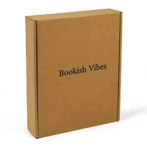 Caja de Papel para Envíos Ecológica, Corrugada Natural, Personalizada, Negra, Minimalista, con Logotipo de Texto, para Envíos - Product Image 1