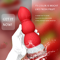 Dildo de Silicona Strawberry Tower para Mujeres, Diseño Apilado Único, Múltiples Tamaños, Silicona Líquida Segura para el Cuerpo, Juguete Sexual Femenino Novedoso