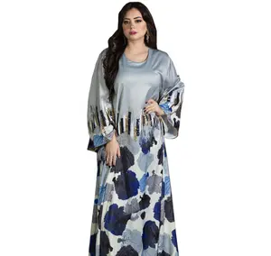 A-145 Best Selling 2024 New Arab Libyan Luxury Abaya Iraqi Sequined Muslim Dress For Women Dubai Abaya Wholesale