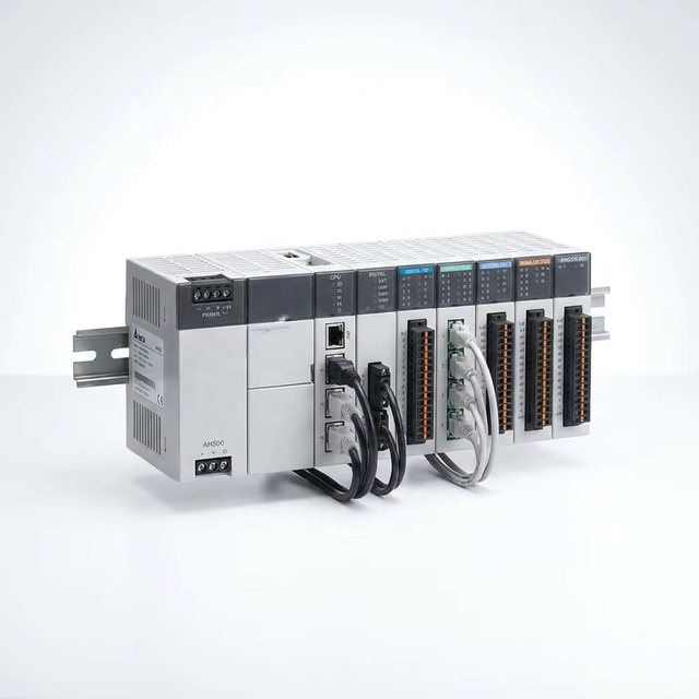 Original New AH500 Modular PLC AHCPU510-EN AHCPU530-EN AH16AM10N-EN System Rack I/O Module Hot-swapping Industrial Control