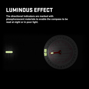 <span class=keywords><strong>Bussola</strong></span> Multifunzionale DC40-3A con Lente d'Ingrandimento per Escursionismo, Campeggio, Nautica, Lettura Mappe, Orientamento e Puntamento al Nord - Product Image 2