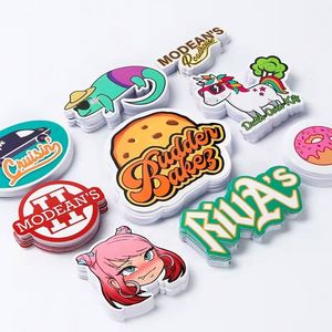 Étiquettes personnalisées pour entreprises : autocollants imperméables à motifs de dessins animés, impression de logos, feuilles d'autocollants holographiques en vinyle découpés sur mesure - Product Image 1