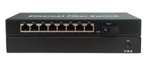 Convertidor de Medios de Fibra Óptica BIDI de 8 Puertos Gigabit, 10/100/1000m, SC Monofibra, 8 RJ45, 1 Fibra, en Oferta - Product Image 2