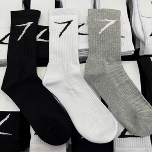 3 cặp mỗi gói của cơ bắp cá mập người đàn ông và phụ nữ thể thao vớ giải trí ngoài trời tập thể dục Wicking mồ hôi thoải mái vớ thoáng khí - Product Image 2