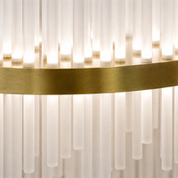 Lámparas de Techo de Lujo para Vestíbulo Grande, Recepción, Departamento de Ventas, Diseño Creativo, Candelabros Atenuables para Bodas, Hoteles, Salones de Banquetes