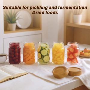 16oz 500ml Eco Friendly Kitchen Food Grade Smell Proof Premium Glass Coffee <b>Jar</b> Swivel Lid Honey Jam <b>Cookie</b> - Product Image 3