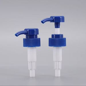 FUXI Blue Plastic <b>Pump</b> Head with <b>Screw</b>-On Closure for Liquid Soap Bottles Refillable Cosmetic Dispenser Cap - Product Image 1