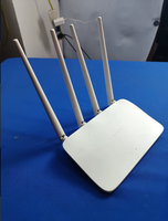 Router Inalámbrico Tenda F6 de 300Mbps, 2.4GHz, 4 Antenas de 5dBi, Repetidor Universal WISP, Firmware en Inglés, Router Wifi para el Hogar, 4 Antenas