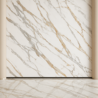 Dalle Céramique Grande Taille Aspect Marbre pour Carrelage Intérieur et Revêtement Mural Décoratif