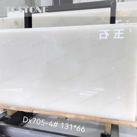 Tostone - Vente flash - Dalle de marbre onyx blanc élégante pour revêtement mural de hall d'hôtel de luxe, décoration de meubles en marbre