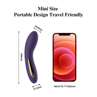 Odeco USB wiederauf ladbar 7 Geschwindigkeiten Frau G-Punkt Vibrator Led Light Sexspielzeug für Erwachsene Mini Vibrator Sexspielzeug für Frauen