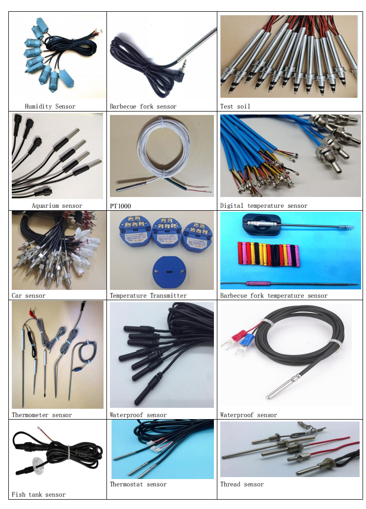 5K 10K 50K 100K 3435 3950 Resistor NTC Thermistor Temperature Sensor Waterproof Probe Wire 1M Customized(图4)