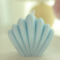 Bougie pour décoration de maison Senteurs personnalisés Cire végétale Aroma Art Bougie en forme de coquille de mer pour cadeau