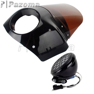 กระจกหน้ารถแฟริ่งควันพร้อมไฟหน้า LED สําหรับ Harley <span class=keywords><strong>Low</strong></span> <span class=keywords><strong>Rider</strong></span> <span class=keywords><strong>S</strong></span> FXLRS <span class=keywords><strong>2023</strong></span> - Product Image 6