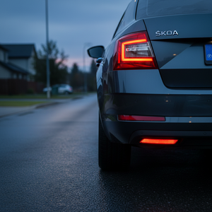Réflecteur de pare-chocs arrière droit SKODA 2017 OCTAVIA-5E5945106A Matériau réfléchissant Fabriqué en République tchèque - Product Image 3