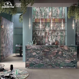 Chất lượng cao calacatta đá cẩm thạch phong cách nhân tạo thạch anh lớn slab tùy chỉnh bền nhà bếp & Phòng Tắm bàn đầu - Product Image 3