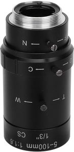 セキュリティカメラレンズ <span class=keywords><strong>CCTV</strong></span> レンズ バリフォーカル 5 -100mm 1.3MP CS マウント 手動絞り 低歪み アルミニウムボディ - Product Image 2