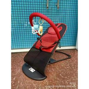 Baby Rocking Chair Pillow Style 25kg Load Capacity For 6-12 Months 1-3 Years Unisex Metal Frame Soothing Recliner - Product Image 1