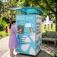 Máquina expendedora de autoservicio 24h para rellenado de líquidos al por mayor con SDK UVend, sanitización por luz y monitoreo remoto para detergente y champú