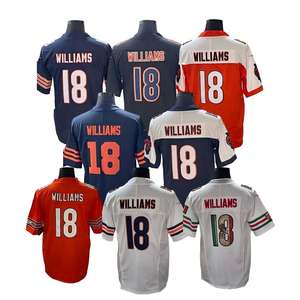 Großhandel Genähte American Football Trikots 18 Caleb Williams 15 Rome Odunze Herren Erwachsene 2 D.J. Moore - Product Image 1