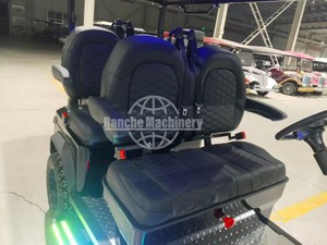 Voiturette de golf électrique de luxe avec châssis en aluminium, capacité de charge de 800 kg, pour les terrains de golf, la patrouille des parcs et le transport sur chantier - Product Image 2