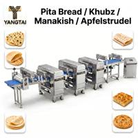 Machine automatique commerciale nouvelle génération pour la division, l'étalage et la formage de pâte feuilletée pour boulangerie, pâtisseries feuilletées, pizzas, tartes, toasts et baguettes.
