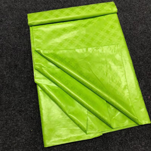 Hoge Kwaliteit Nieuwste Mode Afrikaanse Bazin Stof Jurk Guinea Brokaat 100% Katoen Glanzende Bazin Riche 5 Yards - Product Image 6