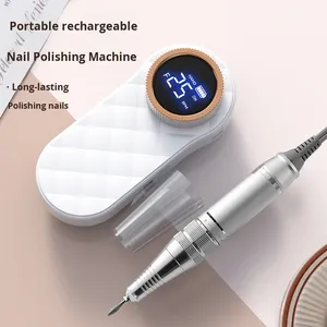 Machine à ongles rechargeable sans balais, portable et multifonctionnelle, lime électrique en plastique avec embouts en carbure d'acier - Product Image 2