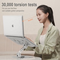 Nouvelle Arrivée 360 Degrés de Rotation Portable Pliable Réglable Ordinateur Portable Stand pour Bureau Adapte MacBook, Ordinateurs Portables 10 15 17 pouces