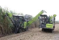 Zoomlion 190HP moissonneuse de canne à sucre à roues AC60B-E à vendre prix du tracteur