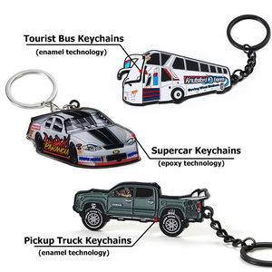 Porte-clés en métal 3D personnalisé en gros avec logo, impression UV, pièce de puzzle tendance, porte-clés lettre, cadeau promotionnel - Product Image 4