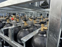 Cilindros de Gas Industriales de Alta Presión con Certificación DOT/TPED, Personalizables, para Nitrógeno, Oxígeno y Argón, con Soporte Incluido, Hechos en China