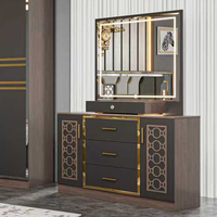 Ensemble complet de meubles de chambre à coucher en bois de style turc, lit king size, cadre en bois, mobilier de chambre moderne de luxe, ensemble complet pour la maison